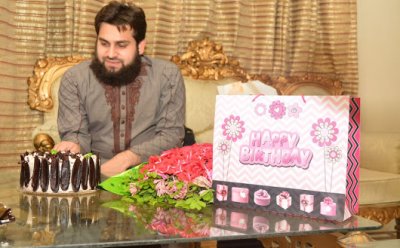 Ahmed Raza Qadri Celebrating His Birthday
