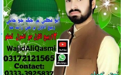Wajid Ali Qasmi Contact Details