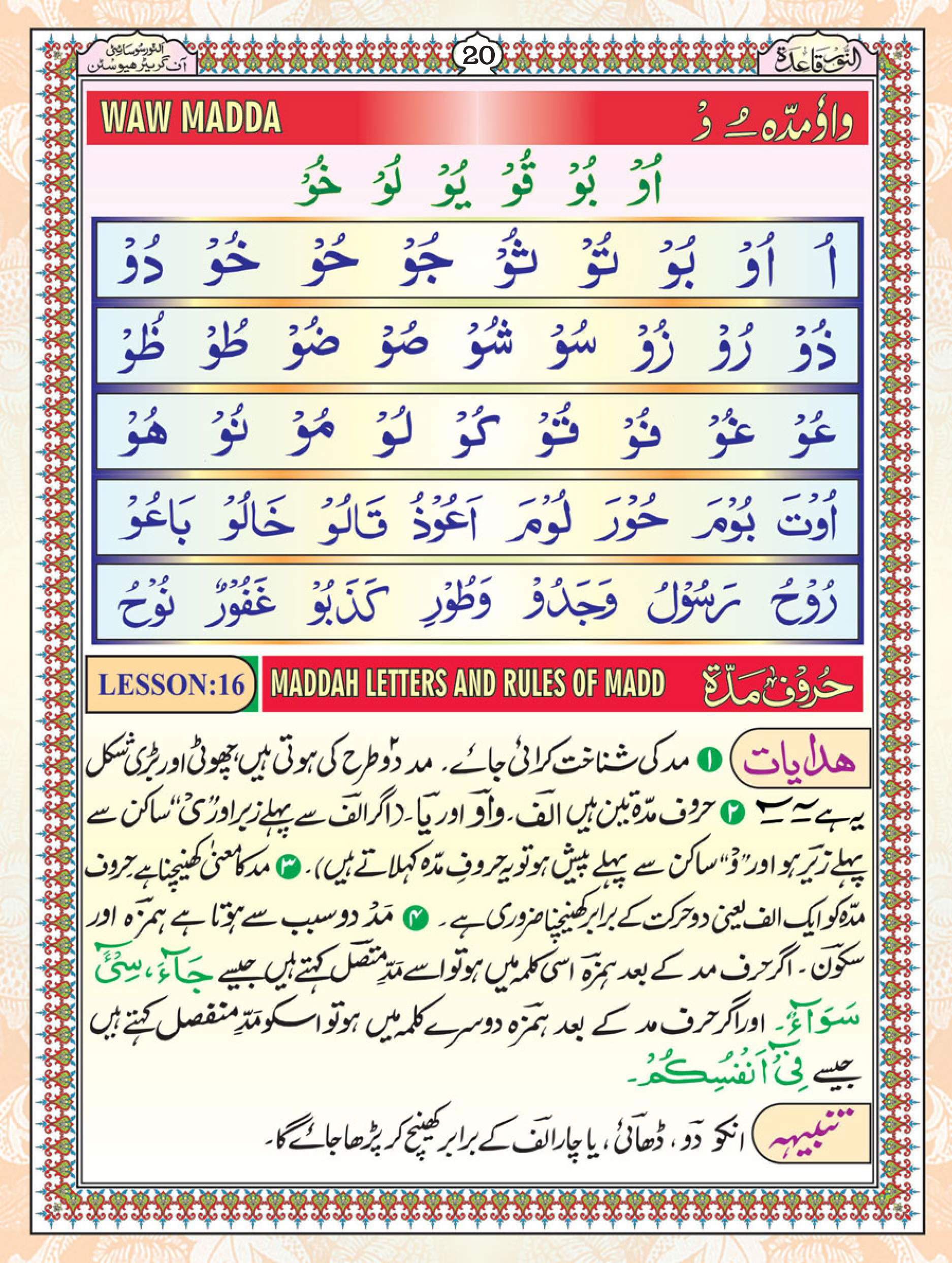 Noorani Qaida Page 20