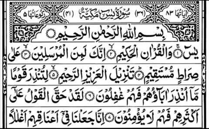 Surah e Yaseen