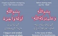 Khane ke Darmiyan ki Dua